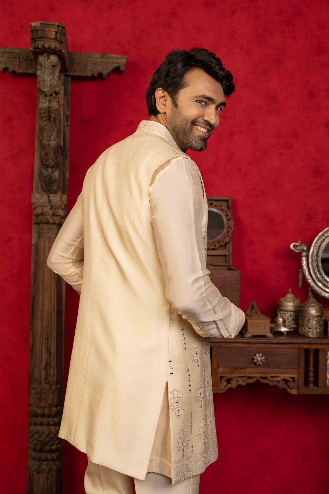 Classic Soft Peach Jacket Set – Image 6