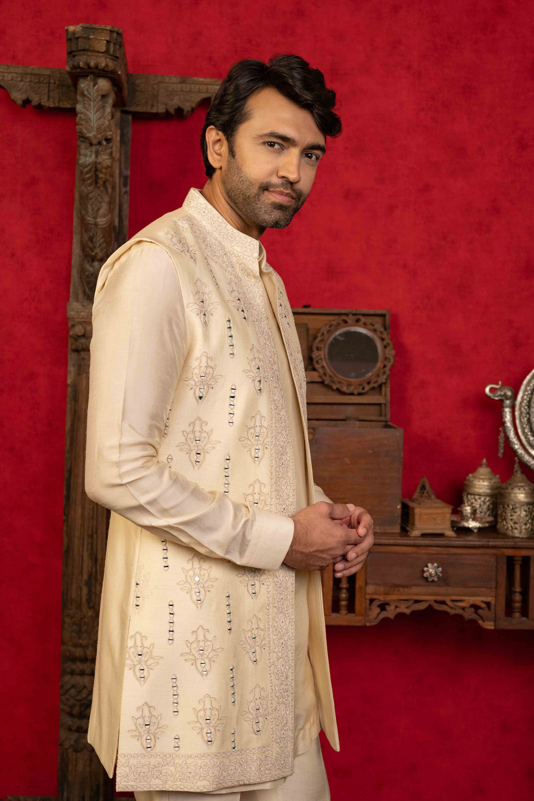 Classic Soft Peach Jacket Set – Image 4