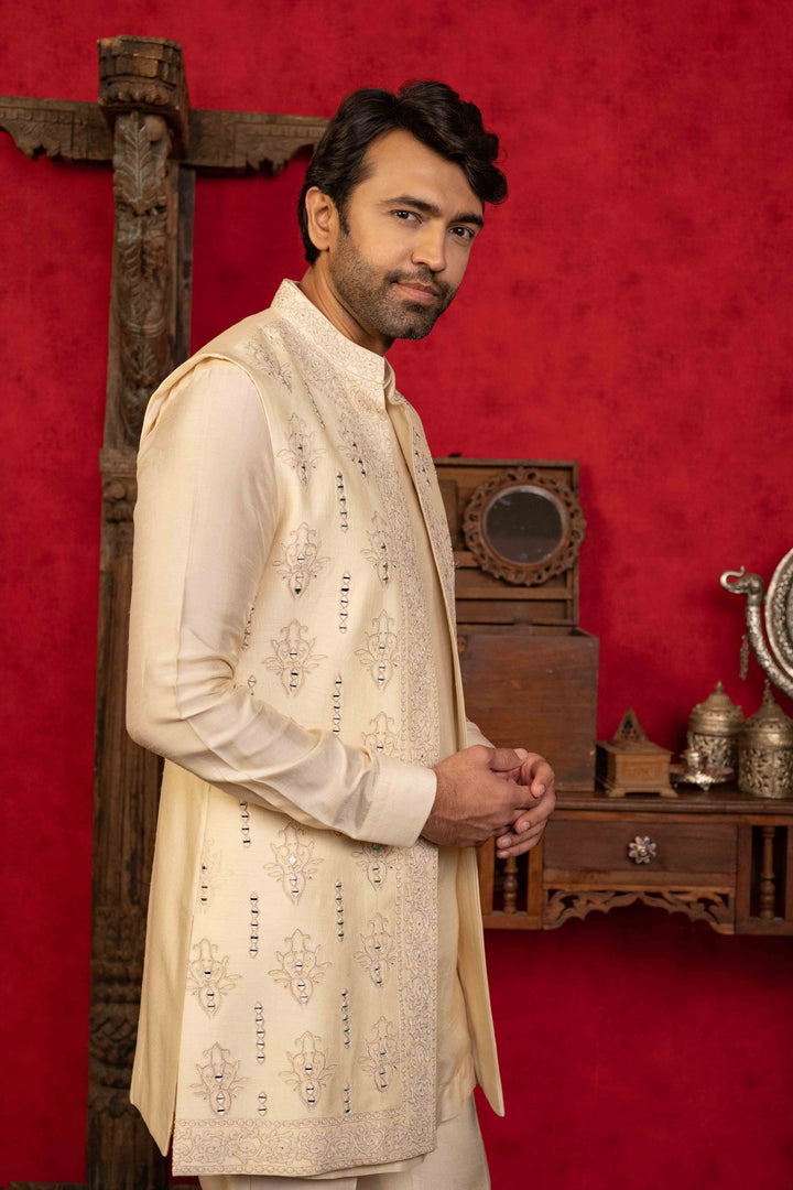 Classic Soft Peach Jacket Set