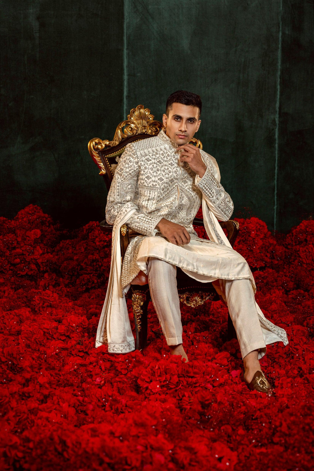 The Royal Jharokha Sherwani – Image 1