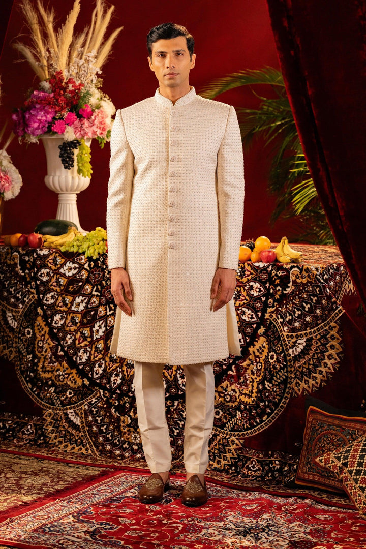 Ivory Elegance Sherwani