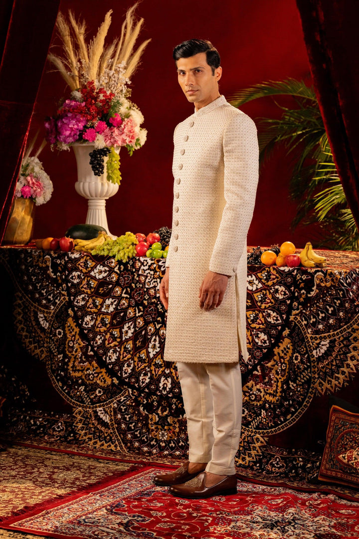 Ivory Elegance Sherwani