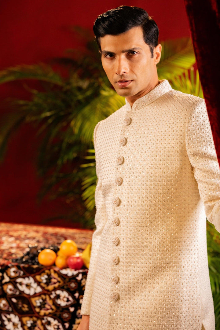 Ivory Elegance Sherwani