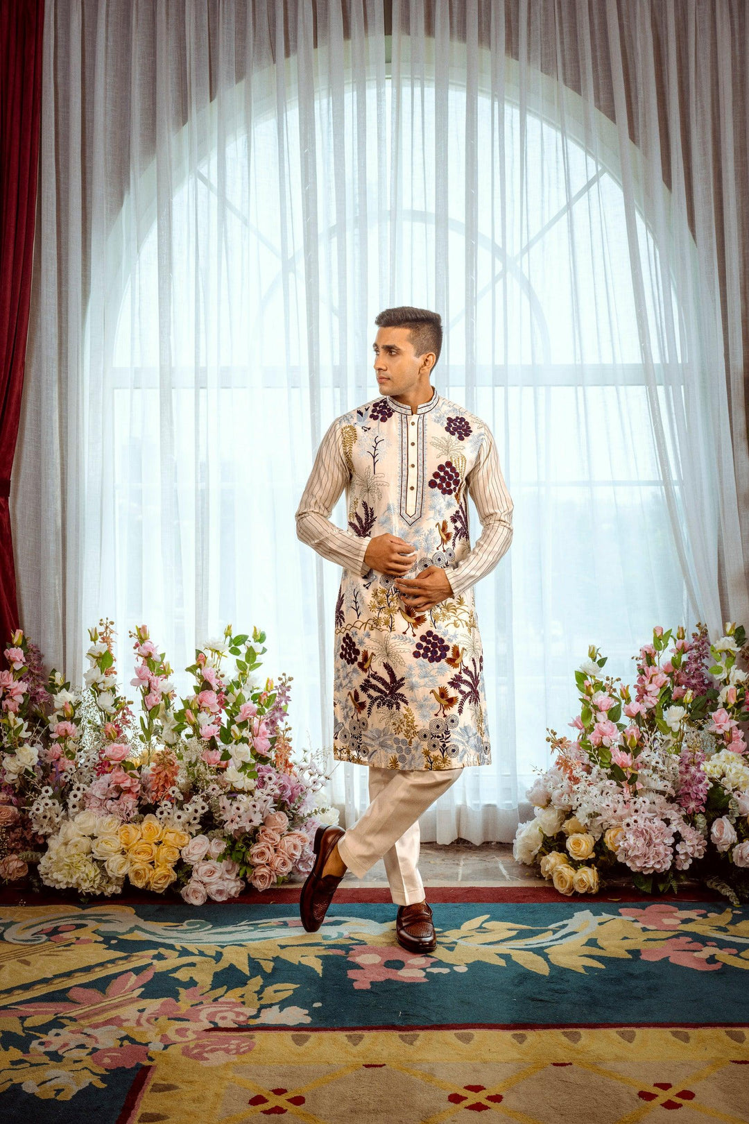 Paradise Bloom Kurta Set – Image 1