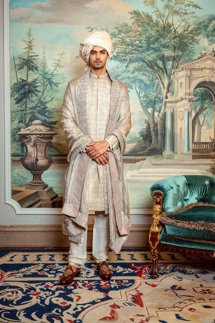 Champagne Gold Chandelier Sherwani