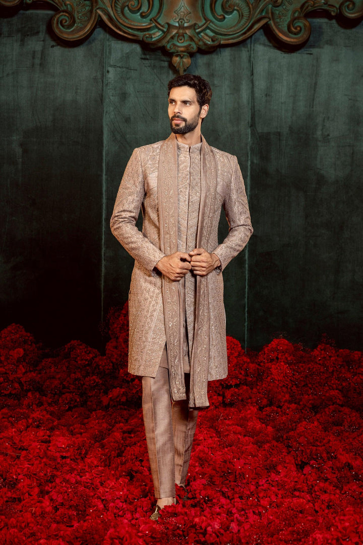 Mocha Majesty Sherwani