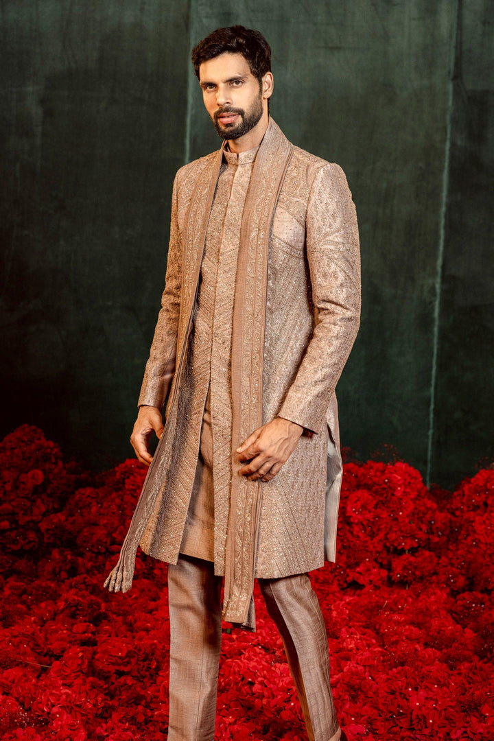 Mocha Majesty Sherwani