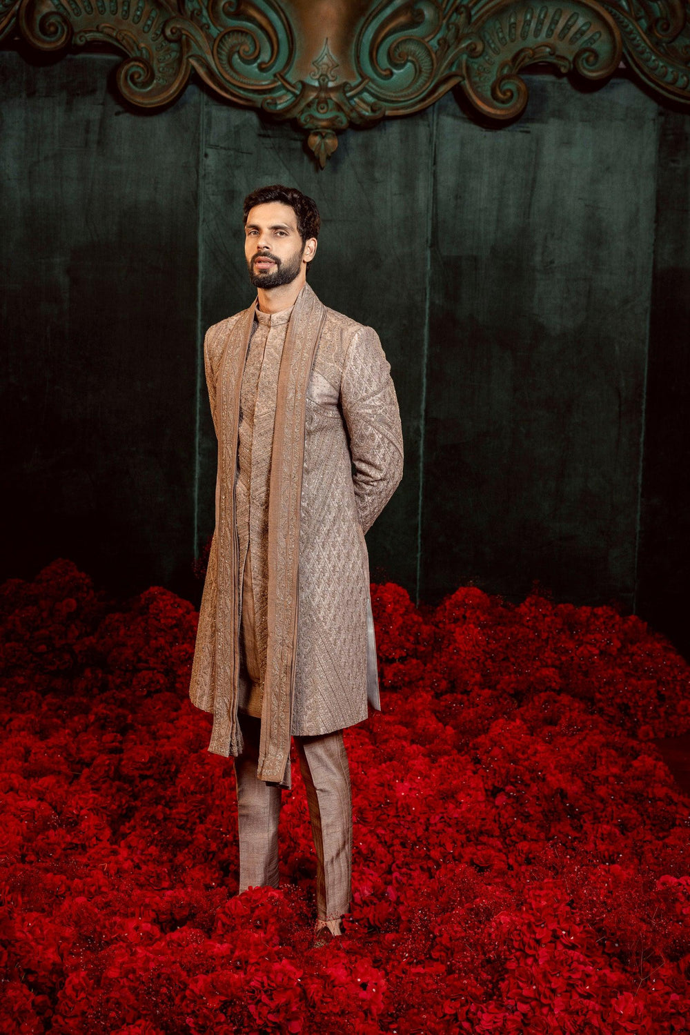 Mocha Majesty Sherwani
