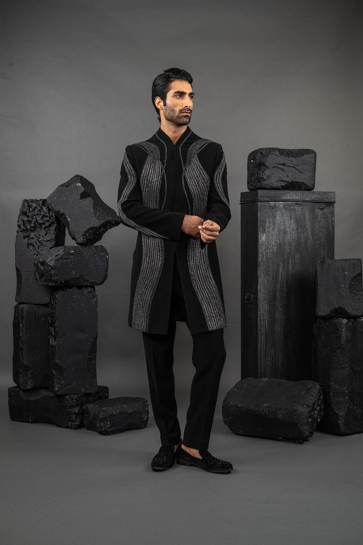 metalic chain work black indo