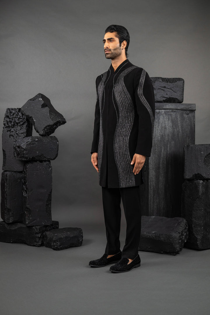 metalic chain work black indo