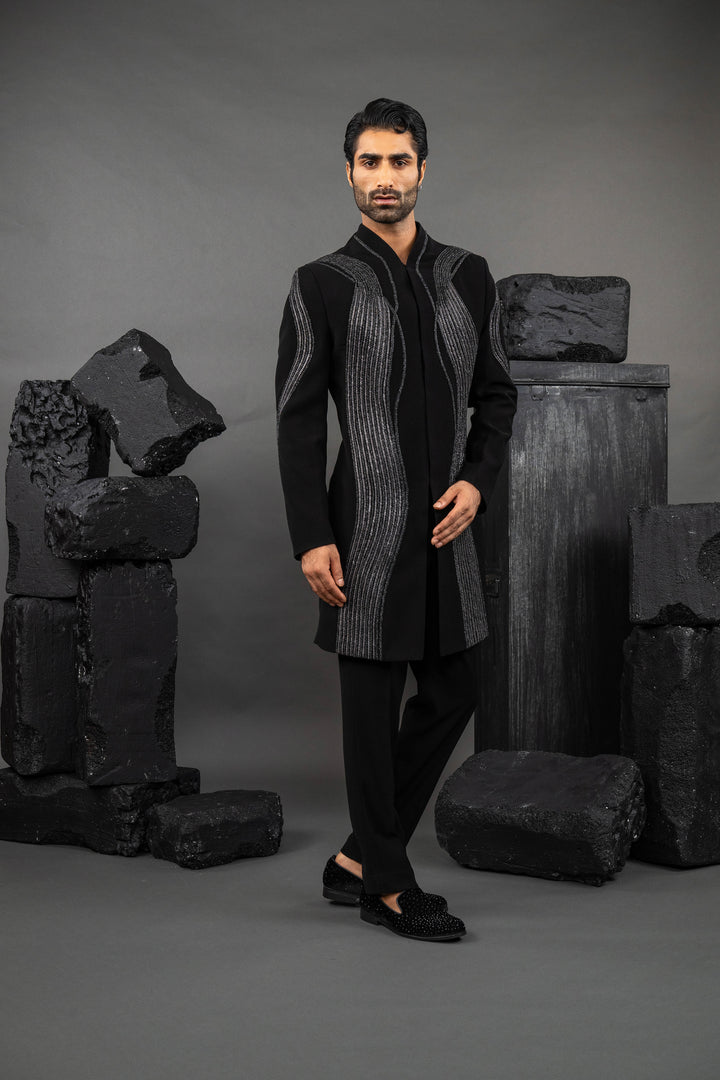 metalic chain work black indo