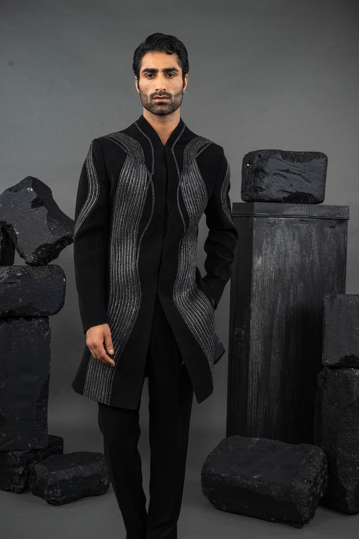 metalic chain work black indo