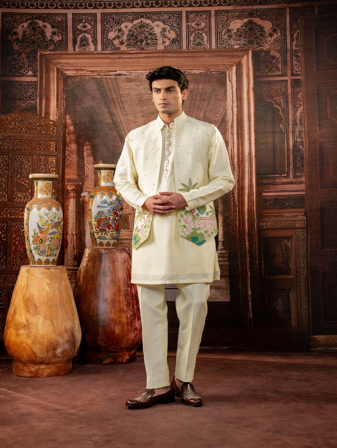 handpainted unique cut style koti set