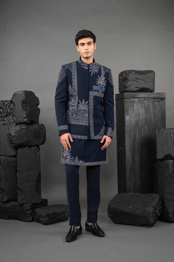 Cow placement black jodhpuri