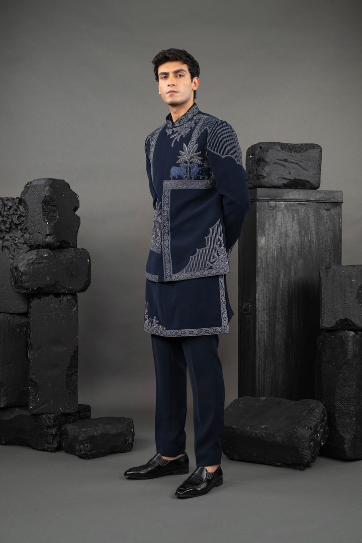 Cow placement black jodhpuri