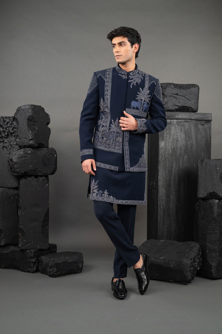 Cow placement black jodhpuri
