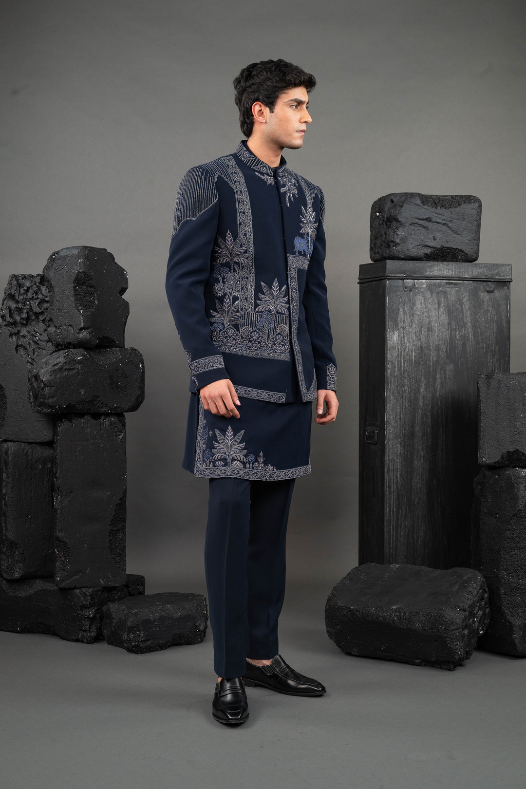 Cow placement black jodhpuri – Image 6