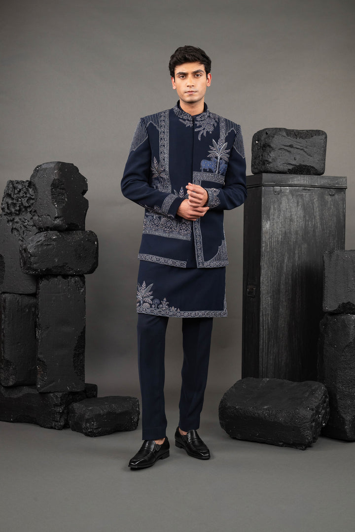 Cow placement black jodhpuri