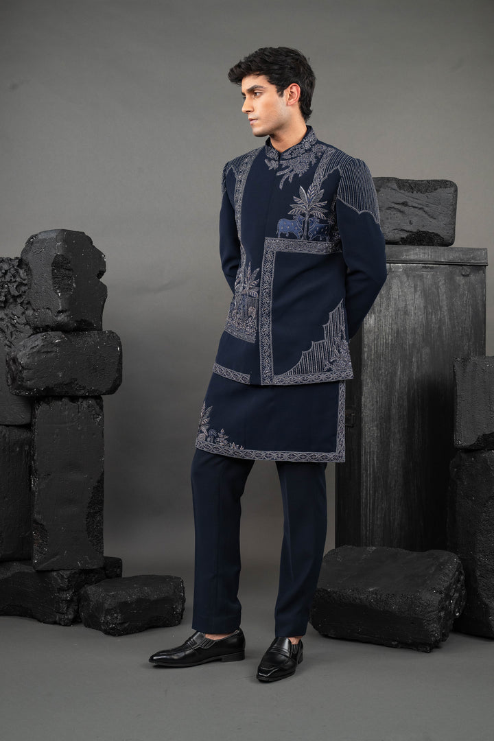 Cow placement black jodhpuri