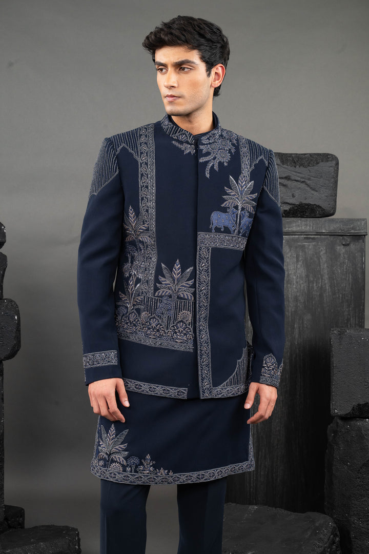 Cow placement black jodhpuri