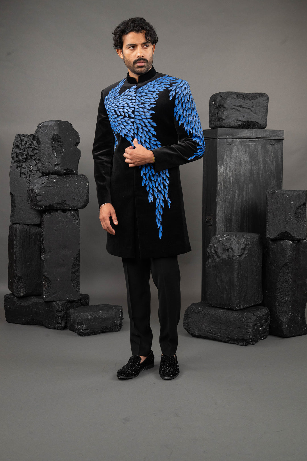 Handpainted leaf style indo – Image 4