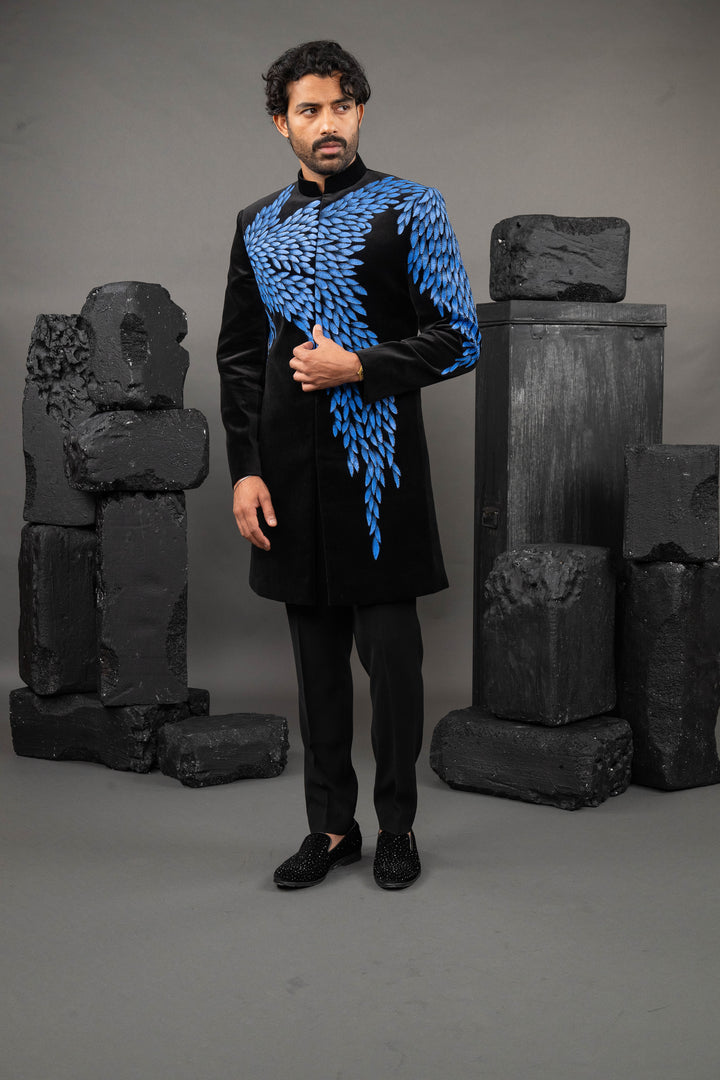 Handpainted leaf style indo