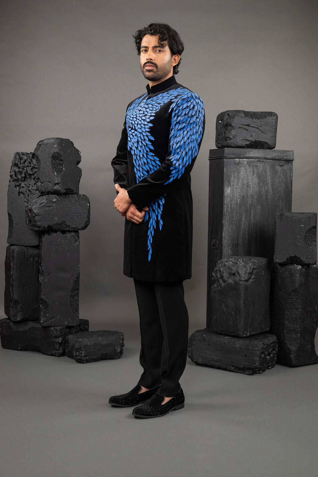 Handpainted leaf style indo – Image 5