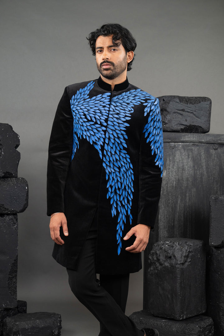 Handpainted leaf style indo