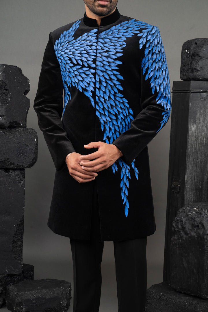 Handpainted leaf style indo