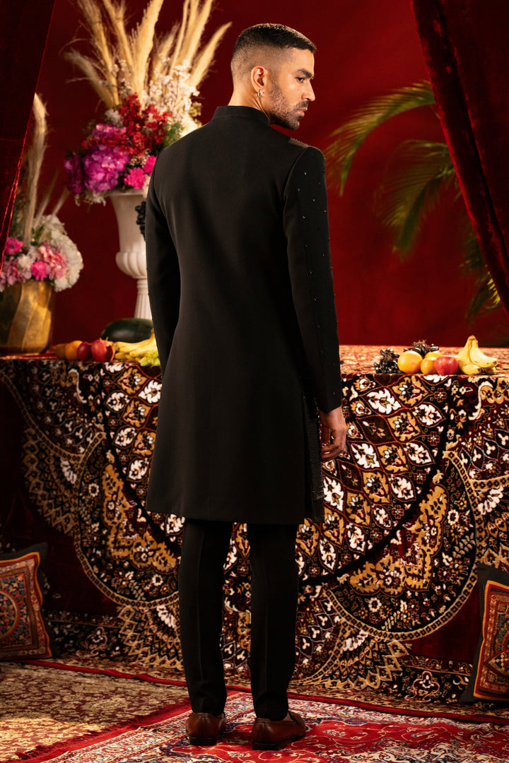 Black Layered Indo-Western