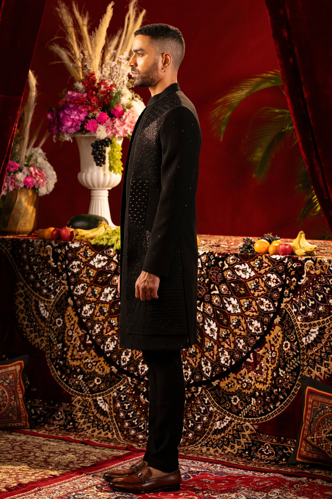 Black Layered Indo-Western – Image 5