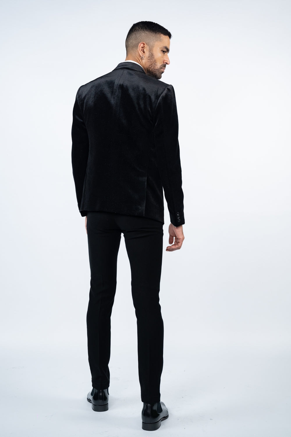 Black Shimmery Velvet Tuxedo