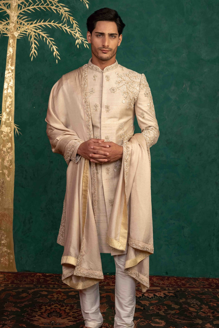 Champagne Gold sherwani