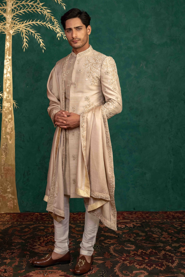 Champagne Gold sherwani