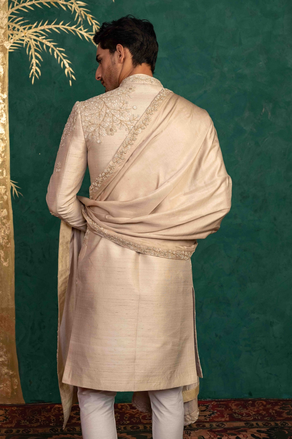 Champagne Gold sherwani