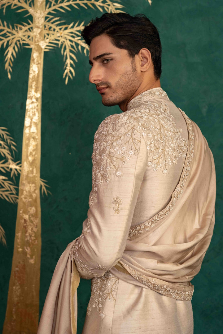 Champagne Gold sherwani