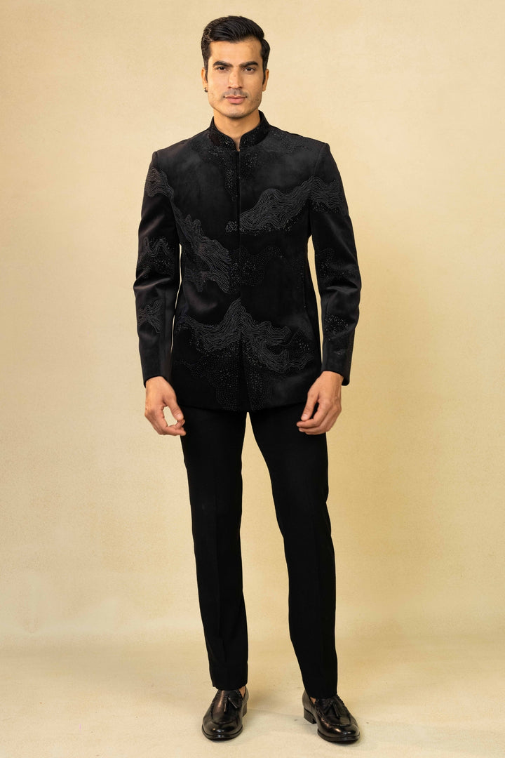 Classic Hand Embroidered Abstract Jodhpuri