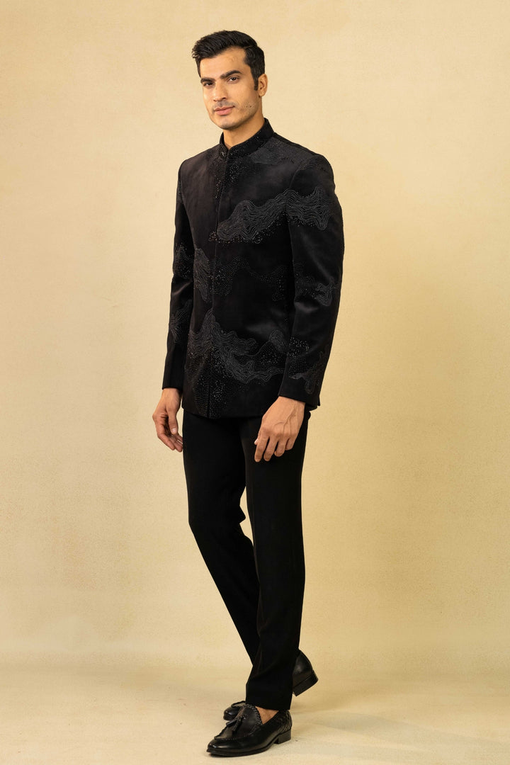 Classic Hand Embroidered Abstract Jodhpuri