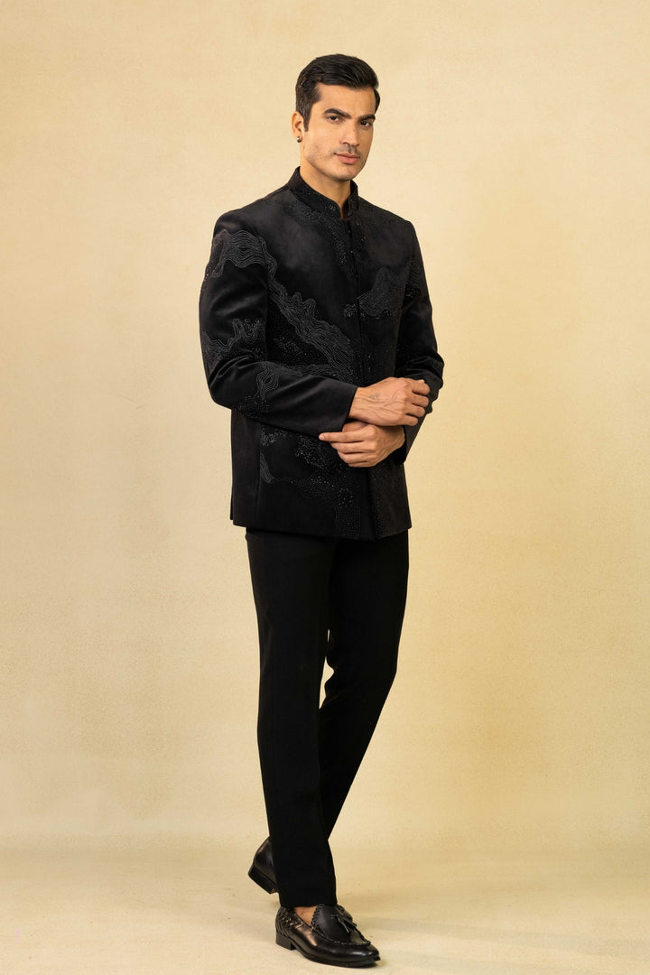 Classic Hand Embroidered Abstract Jodhpuri