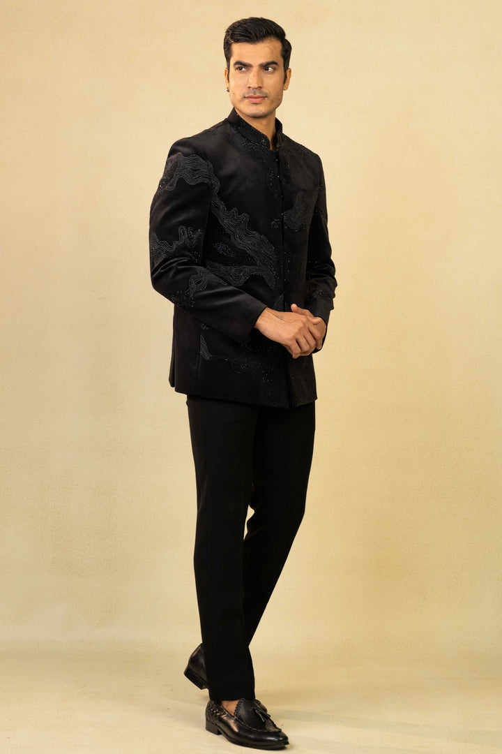 Classic Hand Embroidered Abstract Jodhpuri