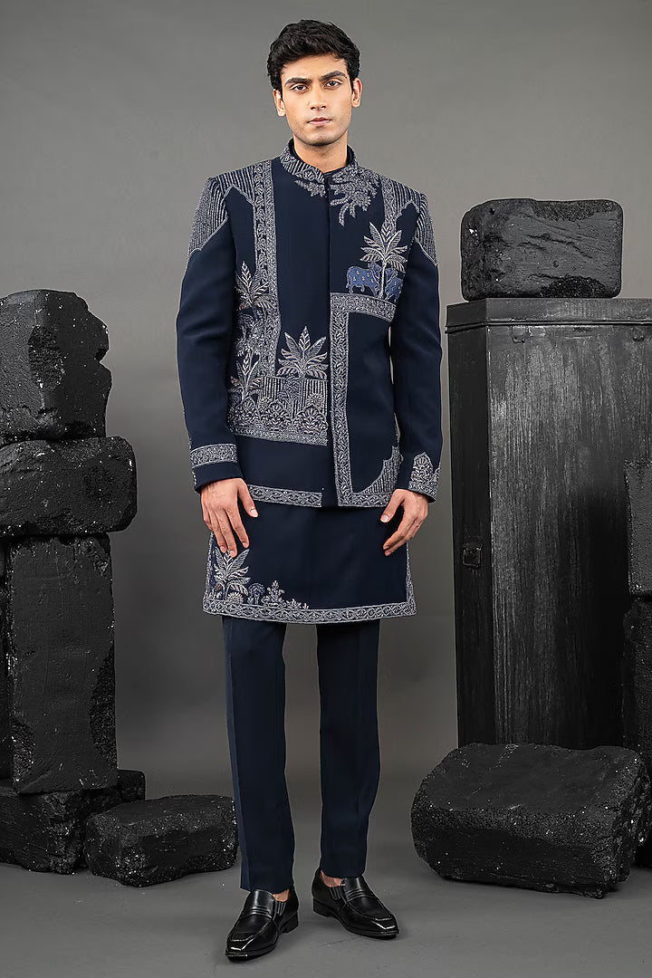 Cow placement black jodhpuri