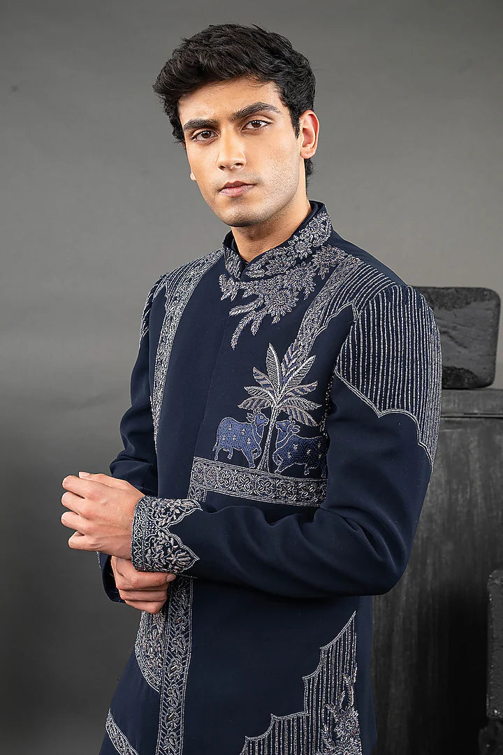 Cow placement black jodhpuri