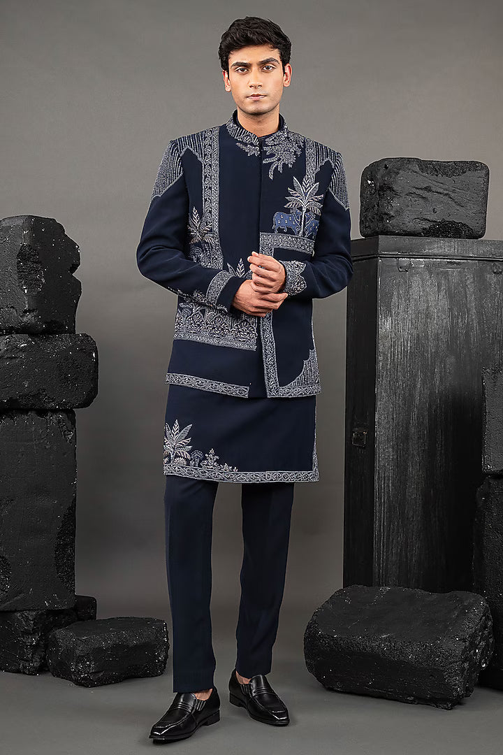 Cow placement black jodhpuri
