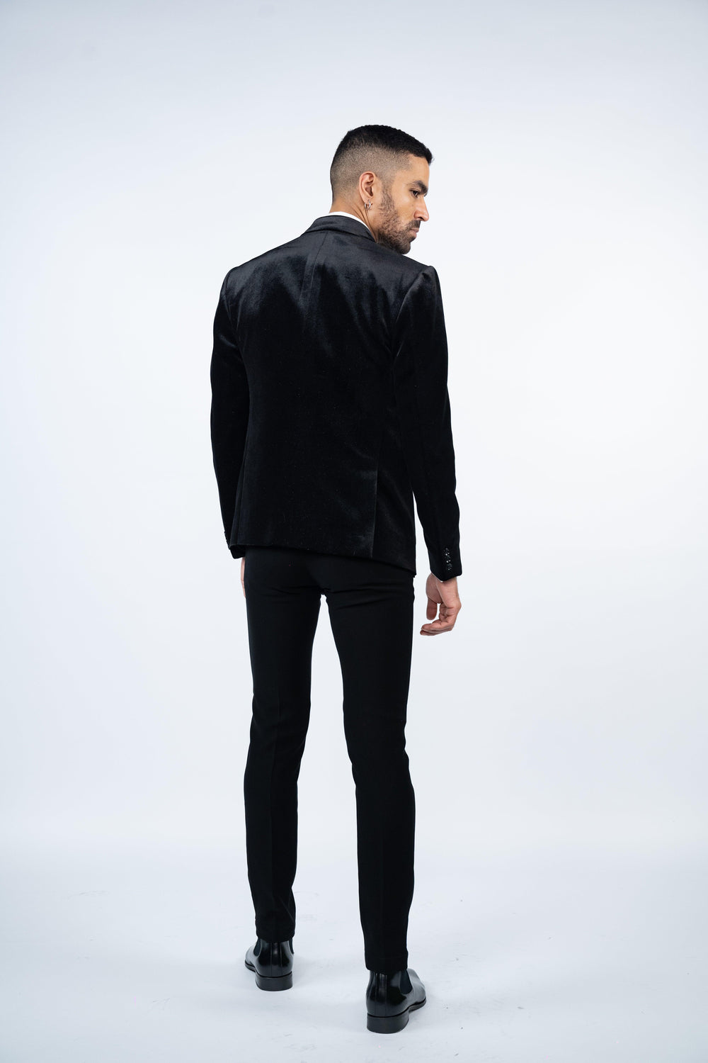 Black Shimmery Velvet Tuxedo
