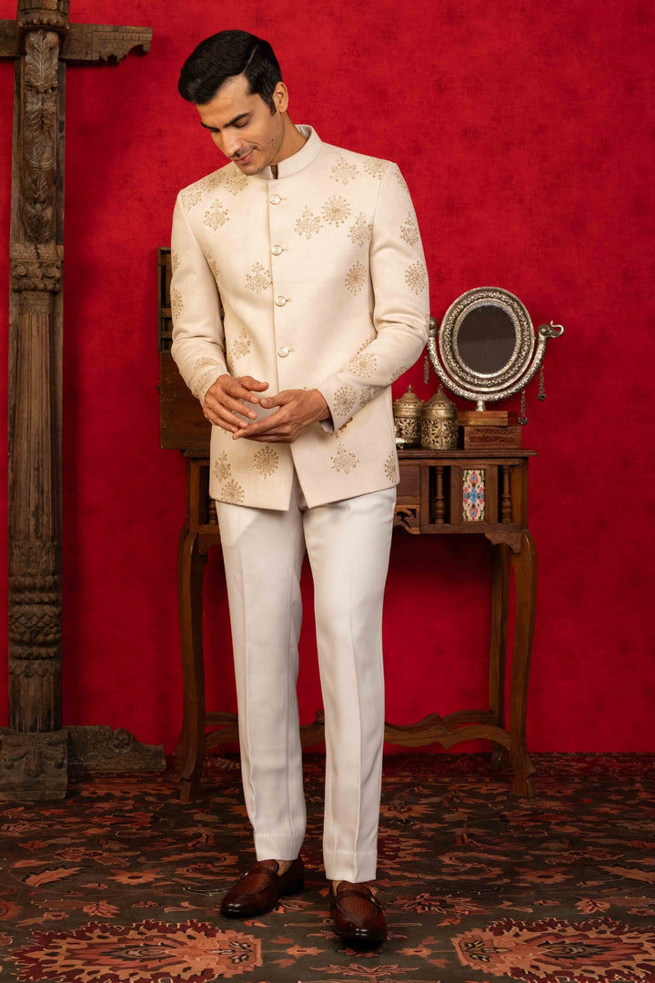 Exquisite Jodhpuri with Sequin Embroidery