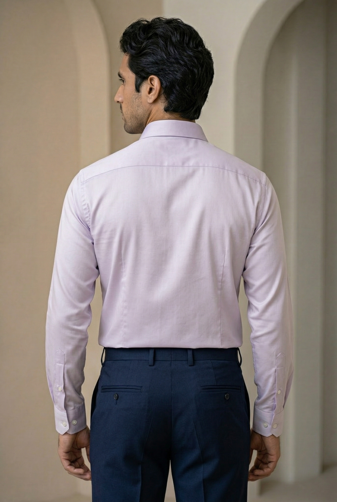 Giza Cotton Plain Formal Shirt for Men – Regular Fit – Image 2