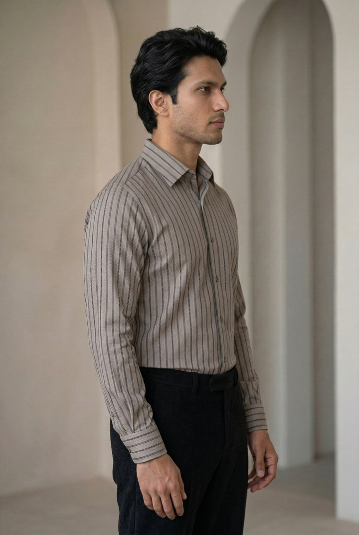 Lining Giza Cotton Shirt for Men – Regular Fit Premium Quality