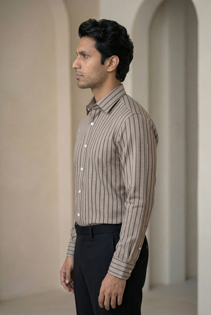 Lining Giza Cotton Shirt for Men – Regular Fit Premium Quality