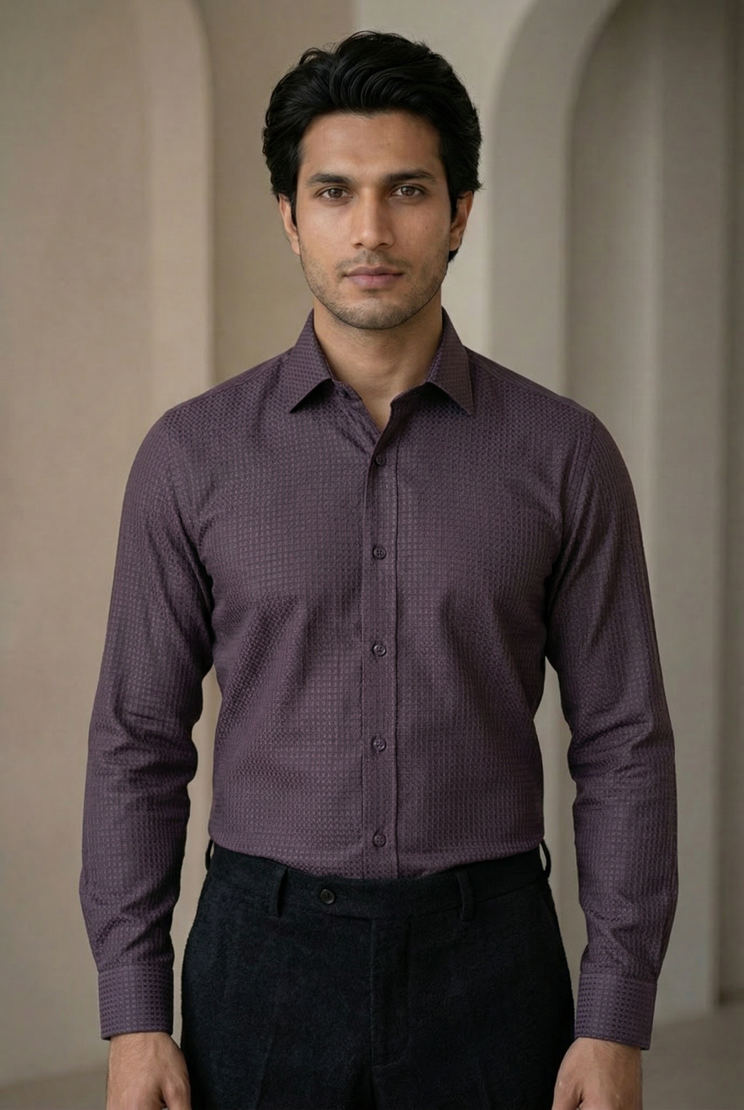 Lightweight Premium Giza Cotton Shirt for Men – Regular Fit Style