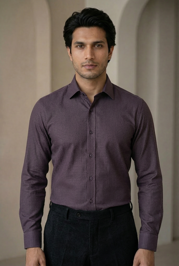Lightweight Premium Giza Cotton Shirt for Men – Regular Fit Style